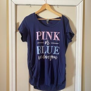 Gender Reveal Maternity Shirt